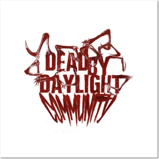 Dead By Daylight Community Logo - Red Posters and Art